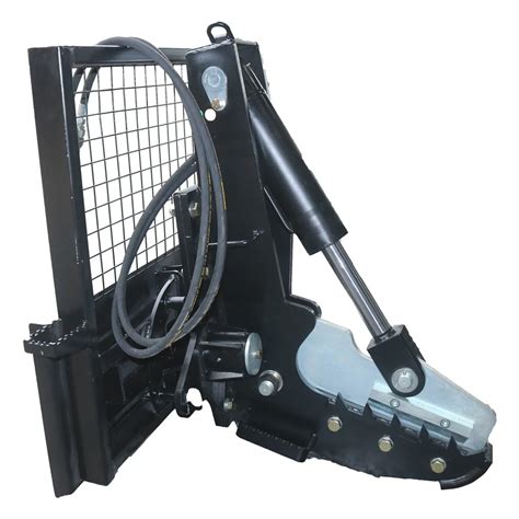 skid steer extended rotating tree shear|tree removal skid steer attachments.